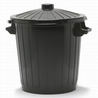 Poubelle de rue avec couvercle - 50 L